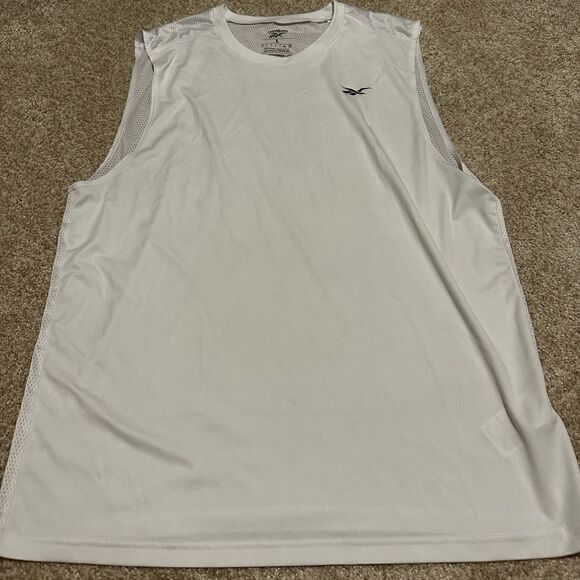 Men’s white athletic tank top- REBOOK - Picture 1 of 3